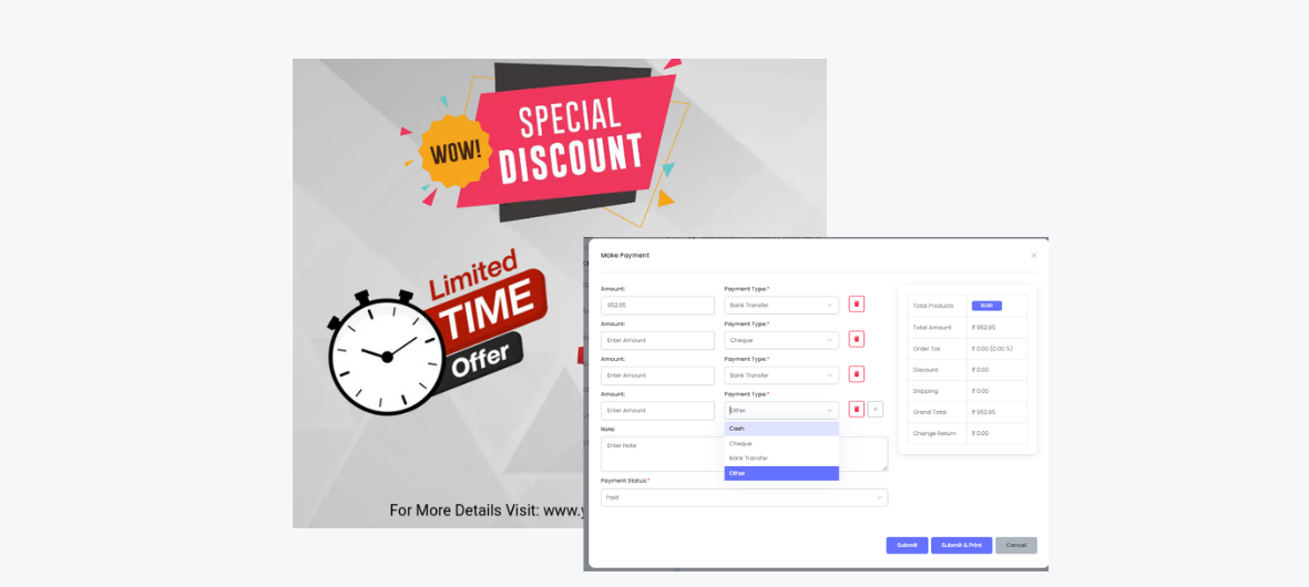 Offers and Discounts