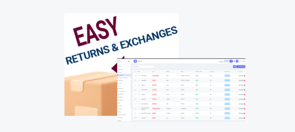 Returns and Exchanges